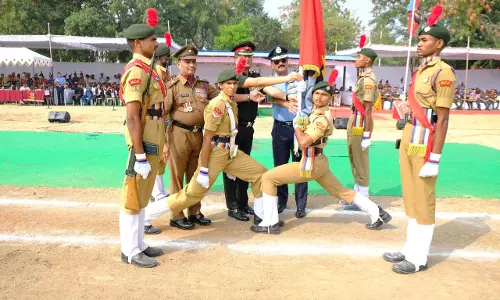 76th NCC Day Celebrated at Mehdipatnam Garrison Grounds