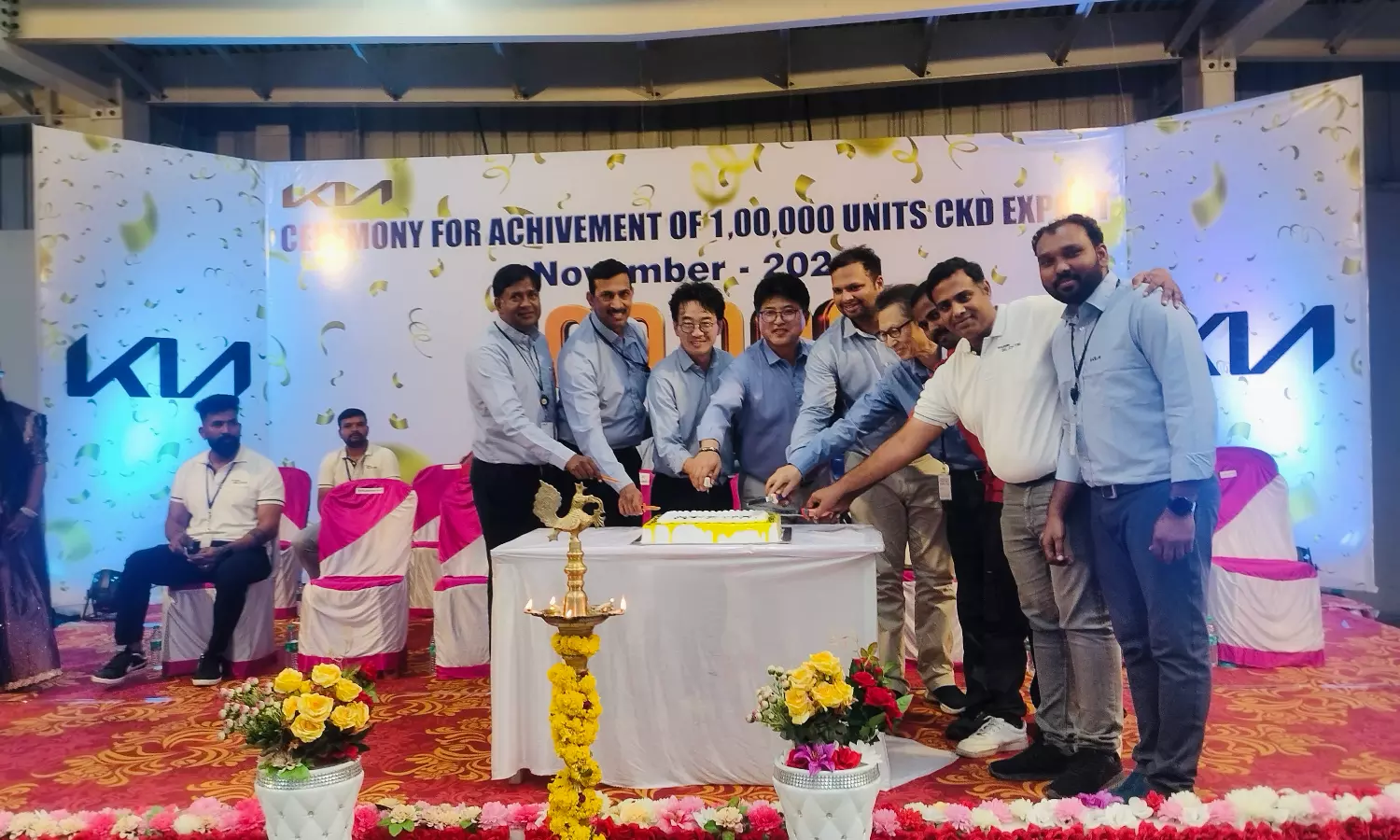 KIA India Achieves Milestone of 1 Lakh CKD Exports