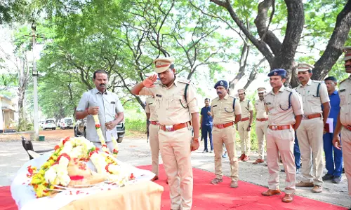 Mulugu: Police dog cremated with state honours