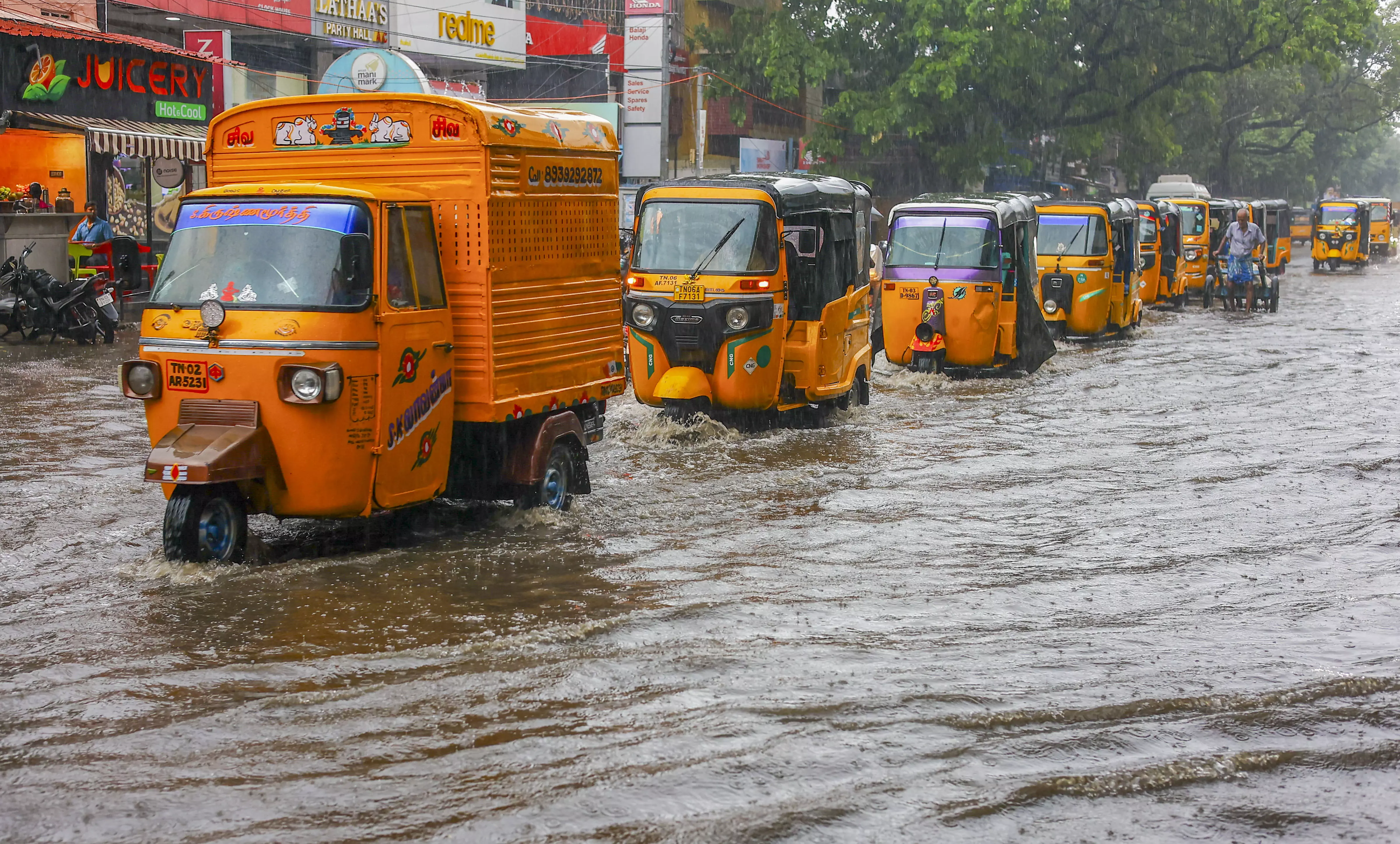 Rains continue in Tamil Nadu, standing crops hit in Cauvery delta areas Rains continue in Tamil Nadu, standing crops hit in Cauvery delta areas