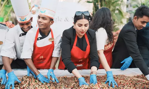 Ushering in the Festive Cheer: Cake Mixing Ceremony at ITC Kakatiya