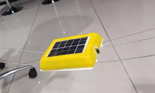 Telangana: Farmer sons crop protection device gains recognition Telangana: Farmer sons crop protection device gains recognition