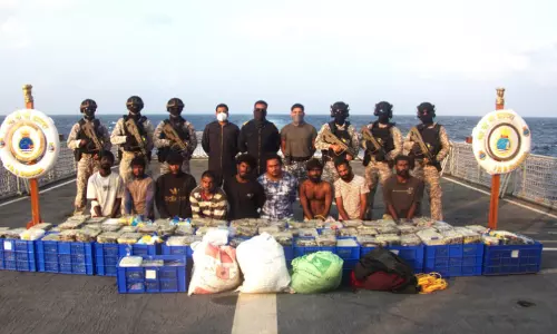 India-Lanka Naval Operation Seizes 500 kg Crystal Meth