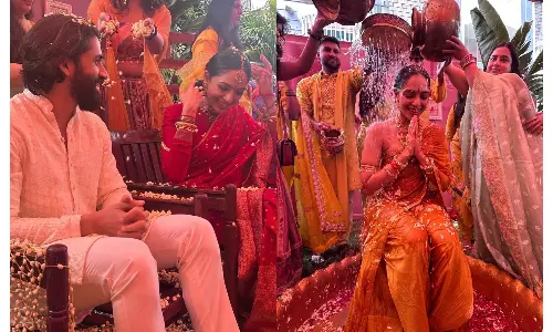Naga Chaitanya-Sobhita Pre-Wedding Rituals Begin Naga Chaitanya-Sobhita Pre-Wedding Rituals Begin