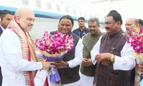 Shah, Doval arrive in Odisha for 3-day DGP-IGP conference