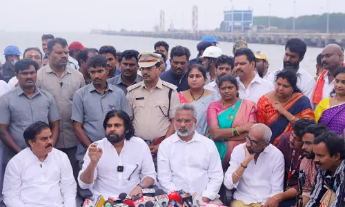 Pawan Calls for Crackdown on Gangs in Kakinada Port Pawan Calls for Crackdown on Gangs in Kakinada Port