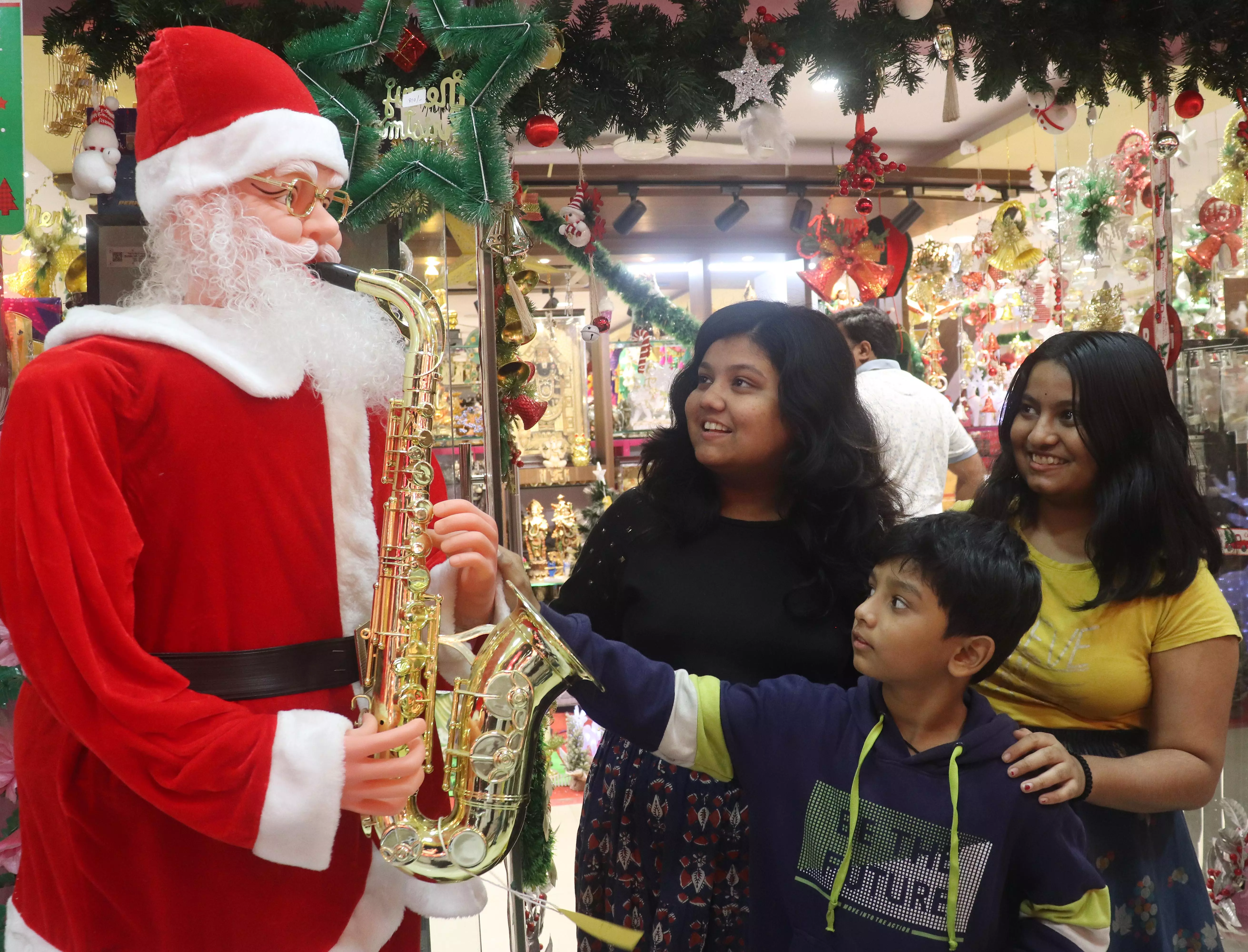 The jolly festive Christmas spirit is on