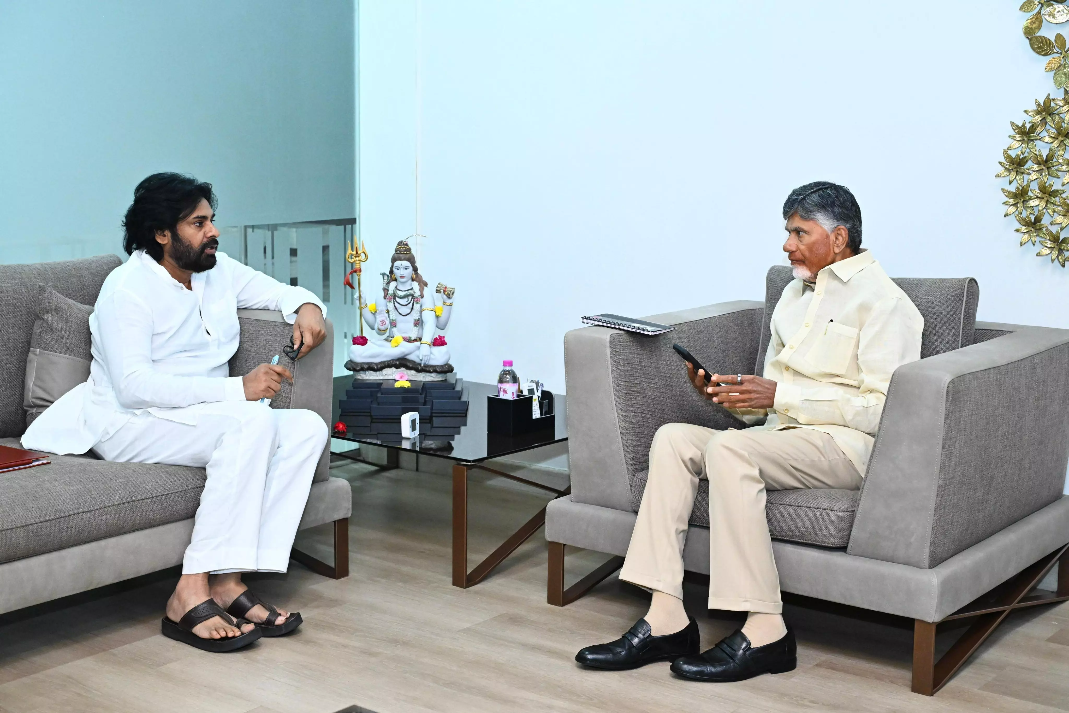 Pawan Kalyan meets Naidu Pawan Kalyan meets Naidu