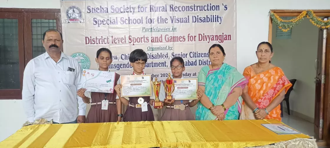 Visually-Challenged Student From Nizamabad Wins National Science Prize Visually-Challenged Student From Nizamabad Wins National Science Prize