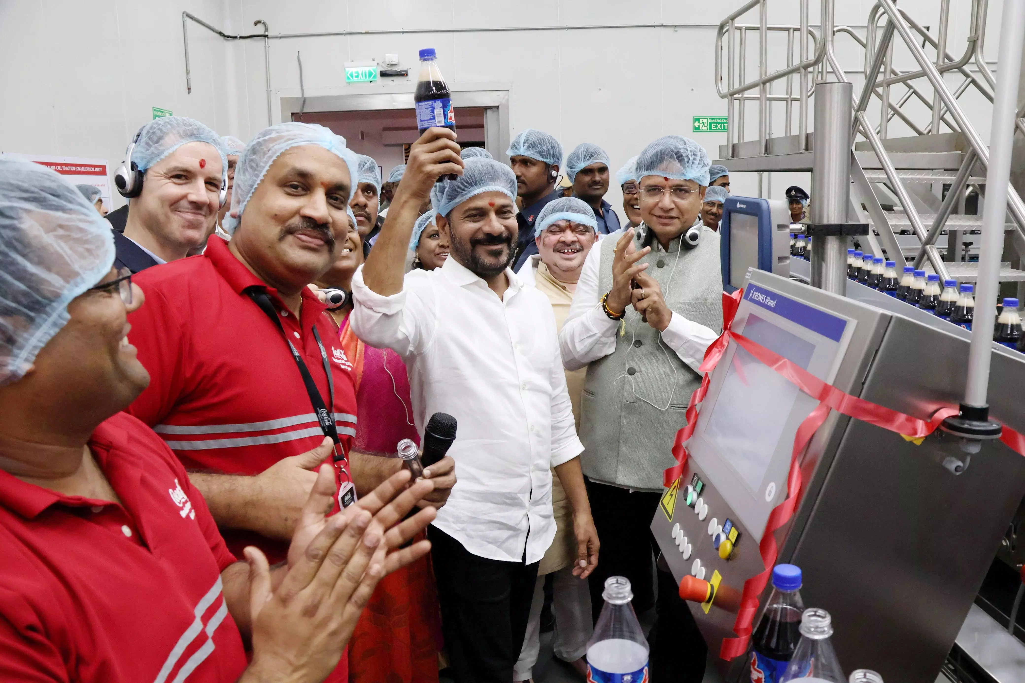 Revanth inaugurates Coca-Cola’s second plant in Telangana