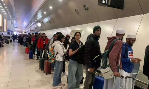 Indian passengers stranded at Kuwait airport depart for Manchester