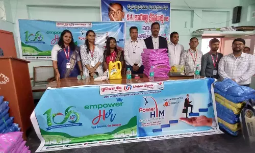 Union Bank of India distributes blankets in Srikakulam