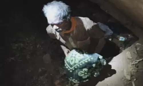 Odisha: Elderly Man Survives 2 Months in Culvert Pipe, Rescued