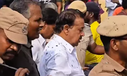 Mud Hurled at TN Minister Ponmudy During Flood Relief, Triggers Political Row