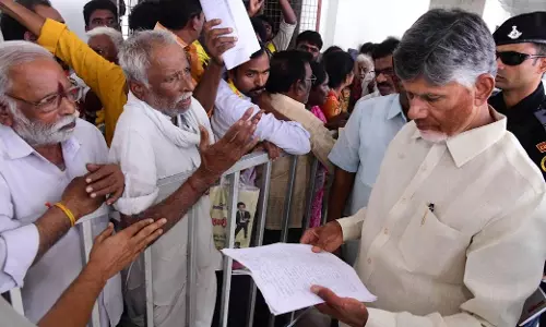 Naidu Warns Property Mafia Groups in AP Naidu Warns Property Mafia Groups in AP