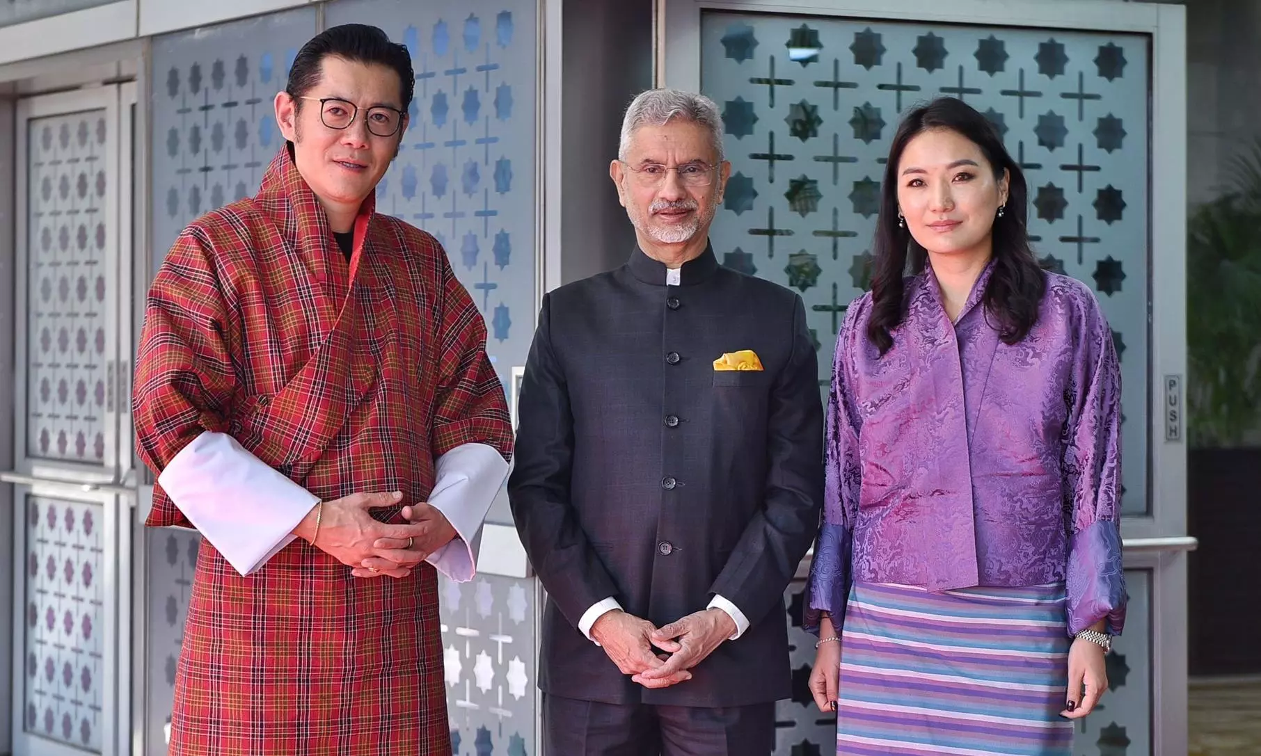 Bhutans King and Queen arrive in New Delhi for two-day visit Bhutans King and Queen arrive in New Delhi for two-day visit