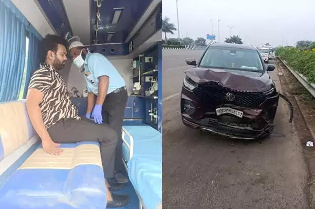 Jabardasth comedian injured in road accident