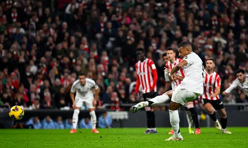 Mbappe pays penalty as Bilbao beat Real Madrid