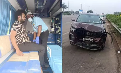 Jabardasth comedian injured in road accident