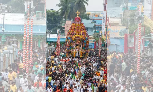 Rathotsavam marks penultimate day of Tiruchanoor Brahmotsavams