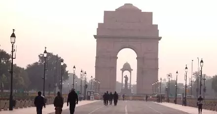Delhi records moderate air quality Delhi records moderate air quality