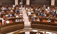Rajya Sabha adjourns for the day over recovery of currency notes in House