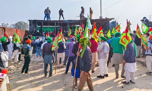 Farmers March Resumes from Shambhu Border, Halted Shortly After