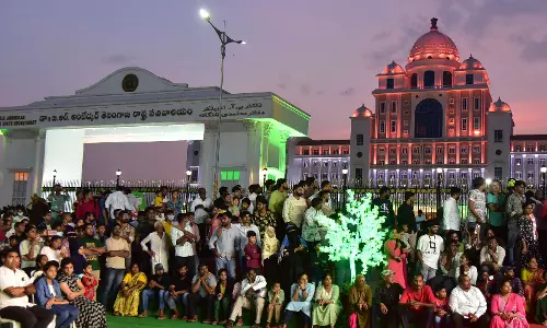 Praja Palana Vijayotsavalu Lights Up Tank Bund with Festivities