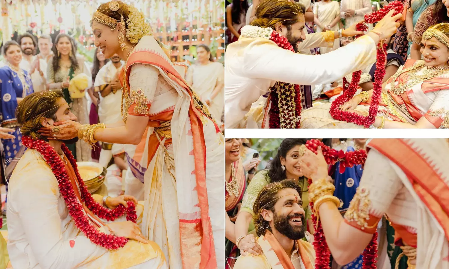 Fresh pics from Chaitanya, Sobhitas marriage go viral Fresh pics from Chaitanya, Sobhitas marriage go viral