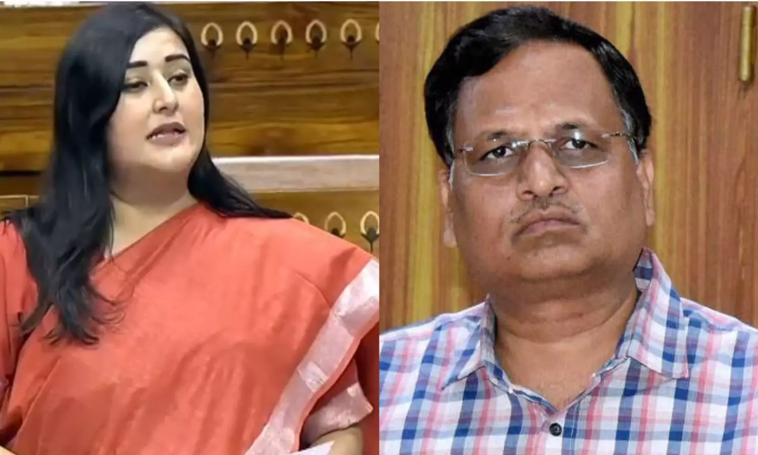Satyendar Jain files defamation suit against MP Bansuri Swaraj Satyendar Jain files defamation suit against MP Bansuri Swaraj