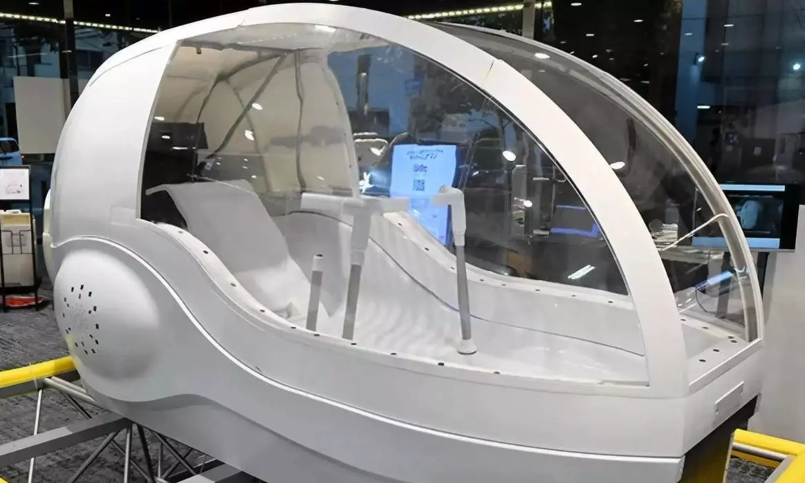 Japan Unveils AI-Powered Human Washing Machine That Can Clean and Dry Your Body Japan Unveils AI-Powered Human Washing Machine That Can Clean and Dry Your Body