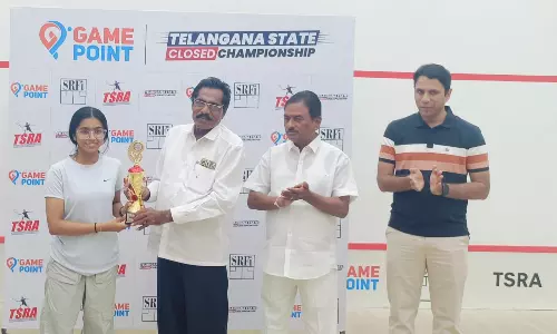 Gamepoint Telangana State Squash Championship 2024 concludes