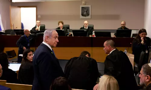 Israel Hits Syria as Netanyahu Faces Trial