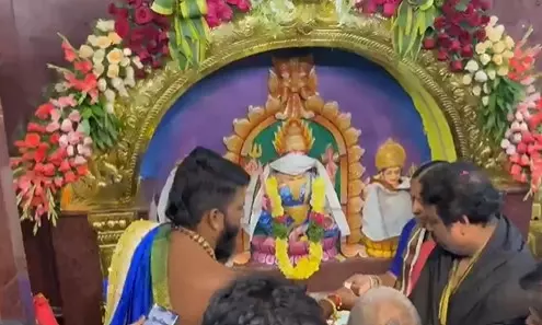 Sri Muthyalamma Thalli idol Renstalled in Secunderabad