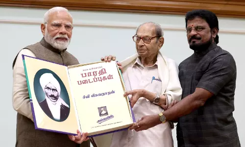 PM Modi Releases Complete Works of Subramania Bharati