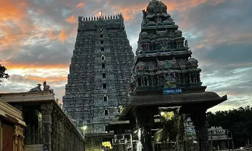 Devotees Reaching Tamil Nadu Temple Told to Follow Safety Guidelines Devotees Reaching Tamil Nadu Temple Told to Follow Safety Guidelines