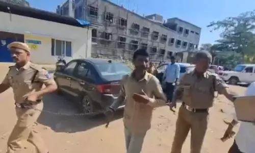 BRS Slams Government on Taking Farmer in Chains to Hospital