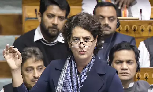 PM Modi hasnt understood Constitution is not Sangh rule book: Priyanka in LS