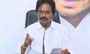 Police raid YSRC leader Gowtham Reddys residence in Vijayawada
