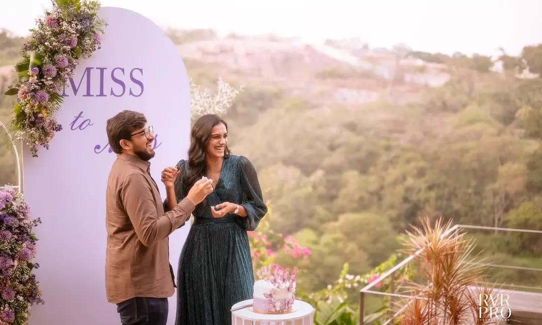 PV Sindhu gets engaged, shares picture PV Sindhu gets engaged, shares picture