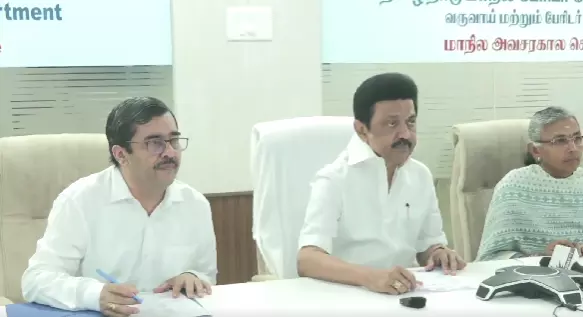 CM Stalin holds review meeting on rains CM Stalin holds review meeting on rains