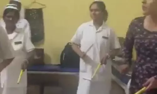 Nurses Dance During Duty Hours at Jagtial Hospital, Sparking Controversy