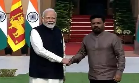Sri Lankan President Anura Kumara Dissanayake meets PM Modi Sri Lankan President Anura Kumara Dissanayake meets PM Modi