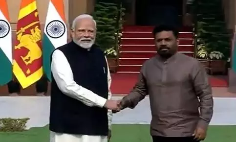 Sri Lankan President Anura Kumara Dissanayake meets PM Modi