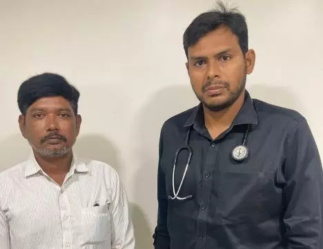 Vizag Man Swallows Dentures in Sleep, Extracted from Lung by KIMS Icon Doctors Vizag Man Swallows Dentures in Sleep, Extracted from Lung by KIMS Icon Doctors