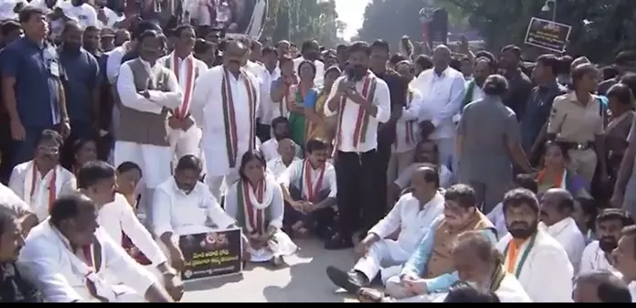 Modi trying to protect Adani: Revanth Modi trying to protect Adani: Revanth