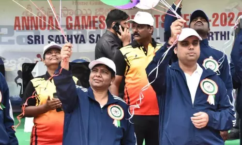 Satya Sai SP launches annual sports meet