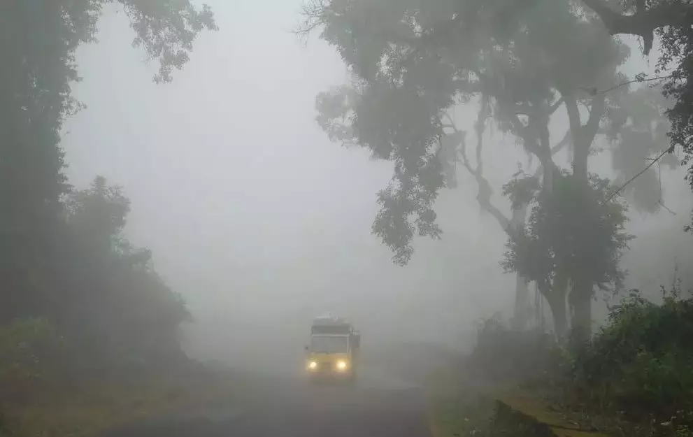 Police urge caution on ORR and sub-roads with winter fog Police urge caution on ORR and sub-roads with winter fog