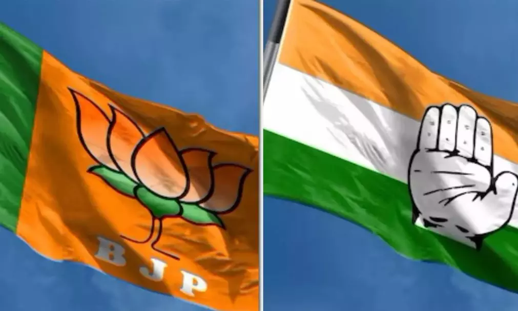 BJP, Congress Clash Over Dalit Votes, Ambedkar’s Legacy BJP, Congress Clash Over Dalit Votes, Ambedkar’s Legacy