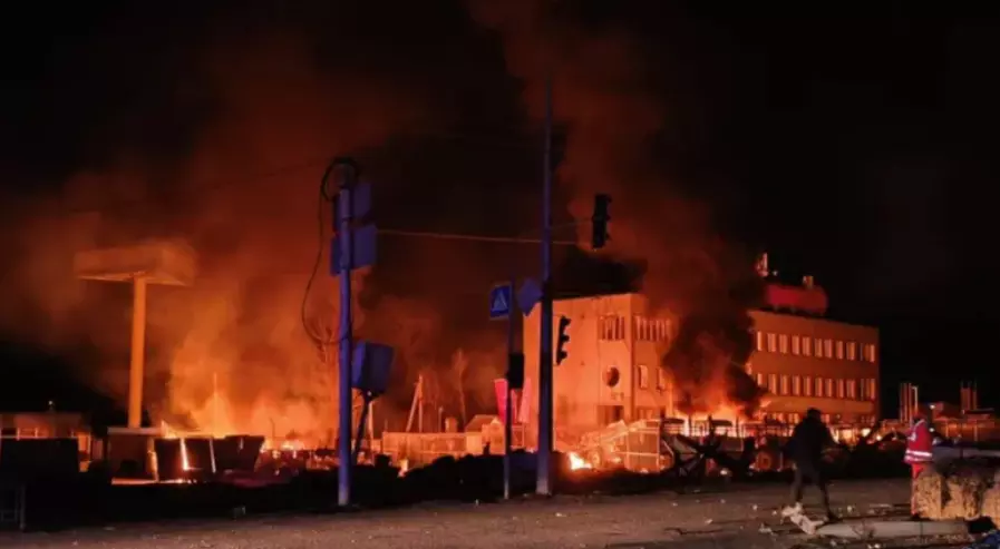 Russian Aerial Attack Hits a Ukrainian Hospital, Days Before Zelenskyy Meets Trump